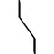 Ekena Millwork Premium Z-Brackets for Barn Door Track (set of 2), Matte Black GB6001TZMB - alternate 5